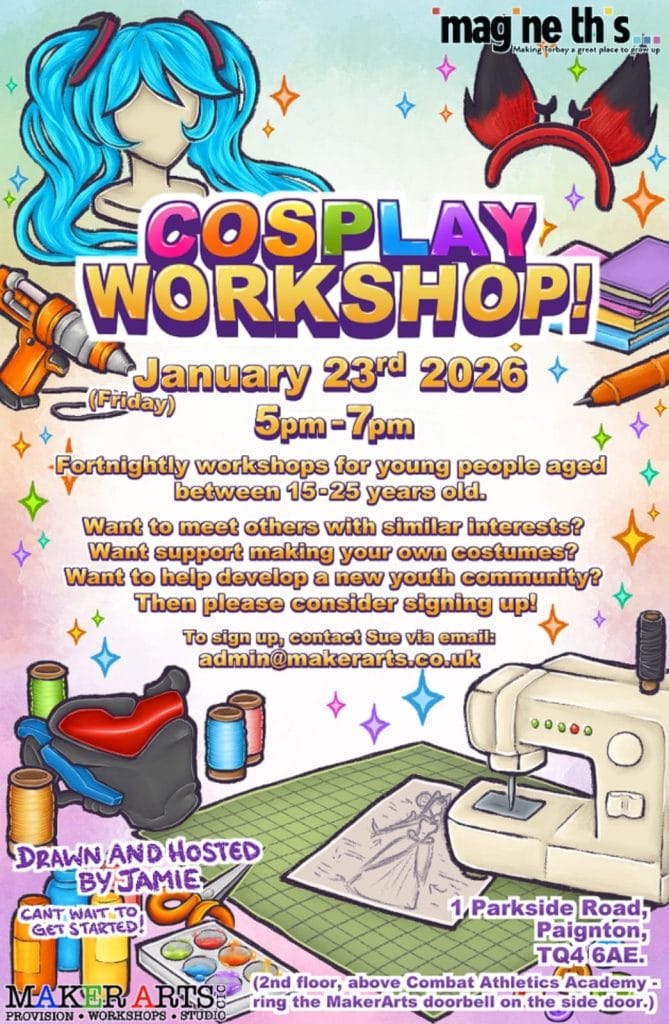 Imagine This Torbay - cosplay workshops